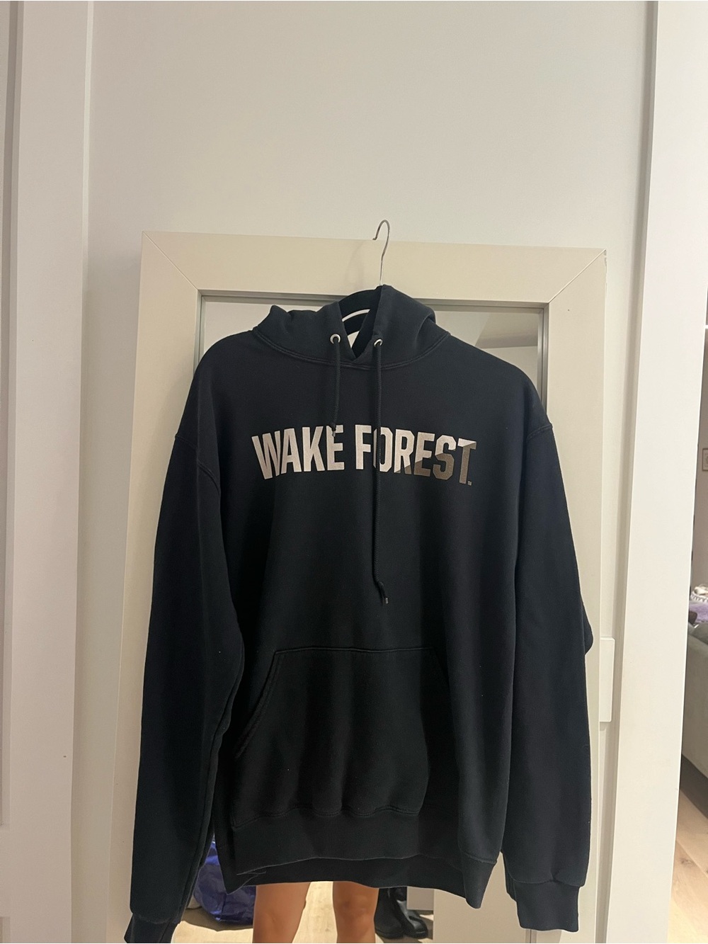 Wake Forest Black Pullover Hoodie
